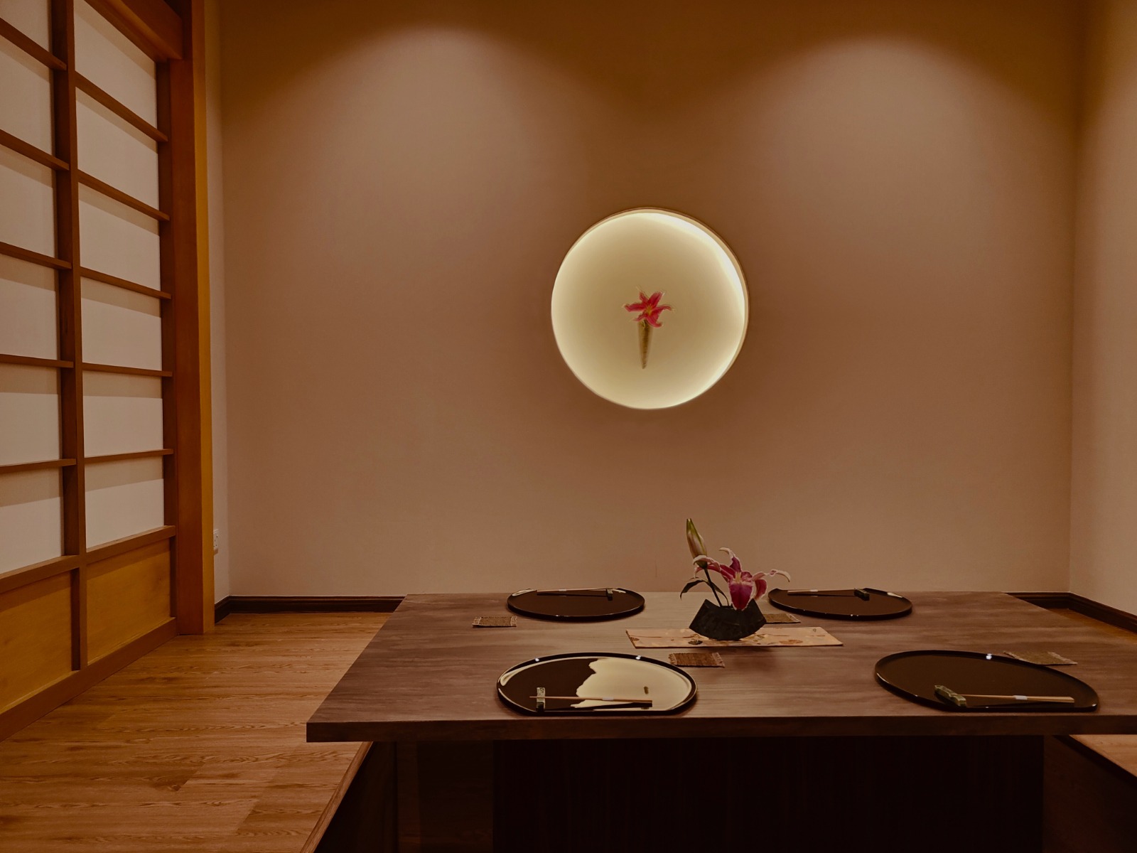 The private tatami room at Hannari