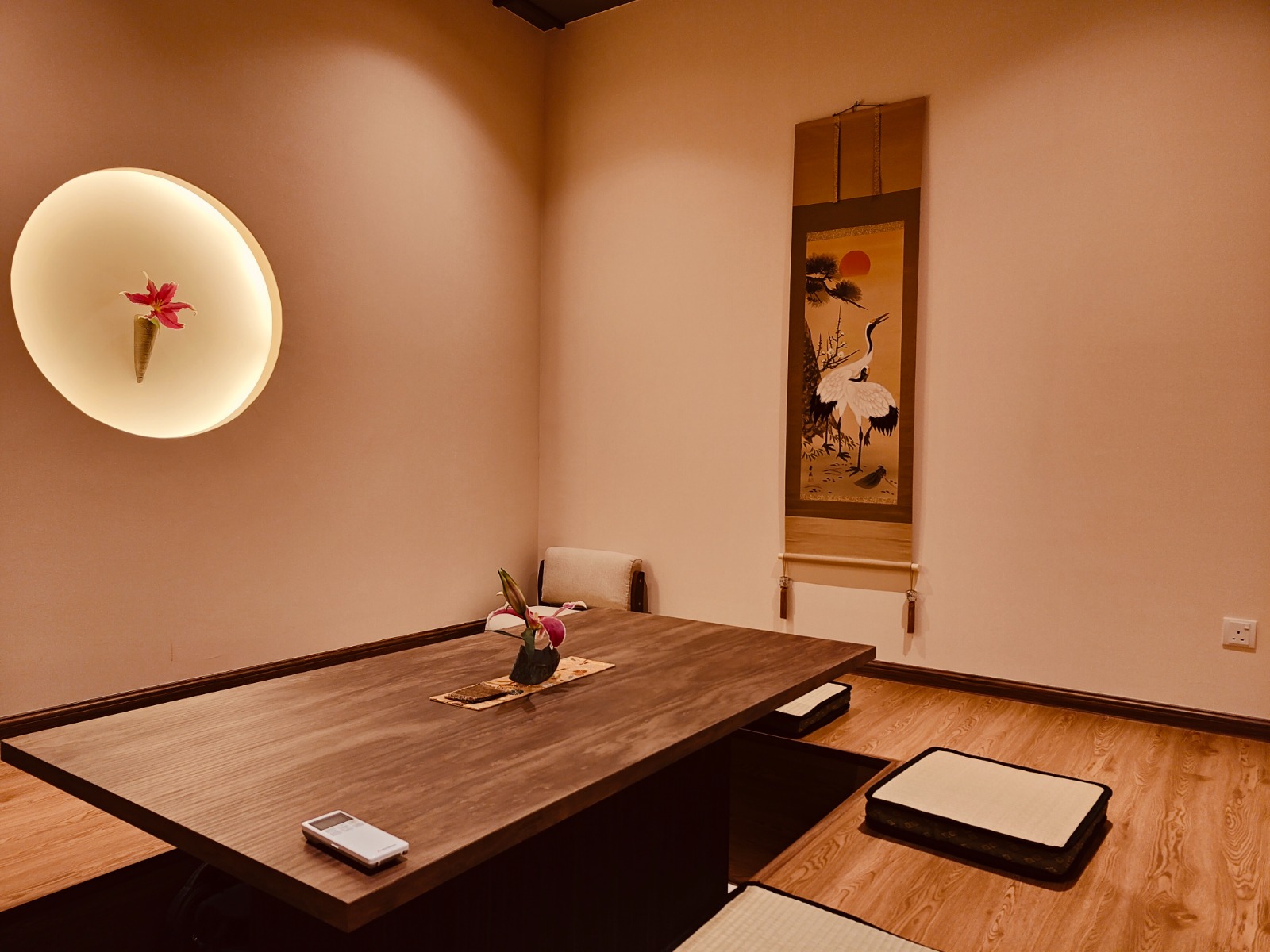 The private tatami room at Hannari